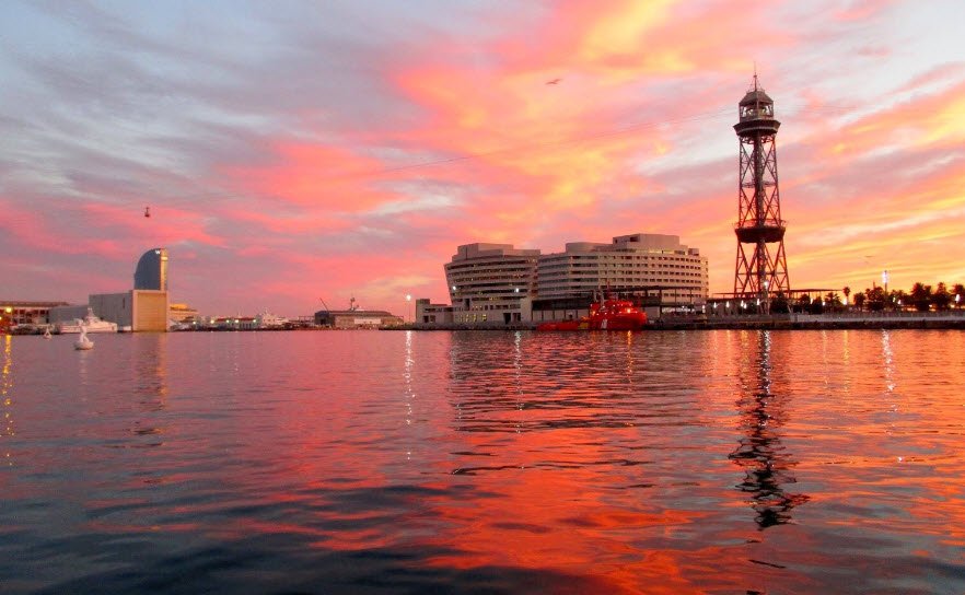 Watch the Sunset at Port Vell